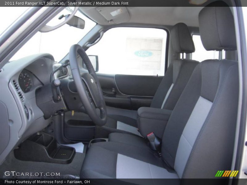  2011 Ranger XLT SuperCab Medium Dark Flint Interior