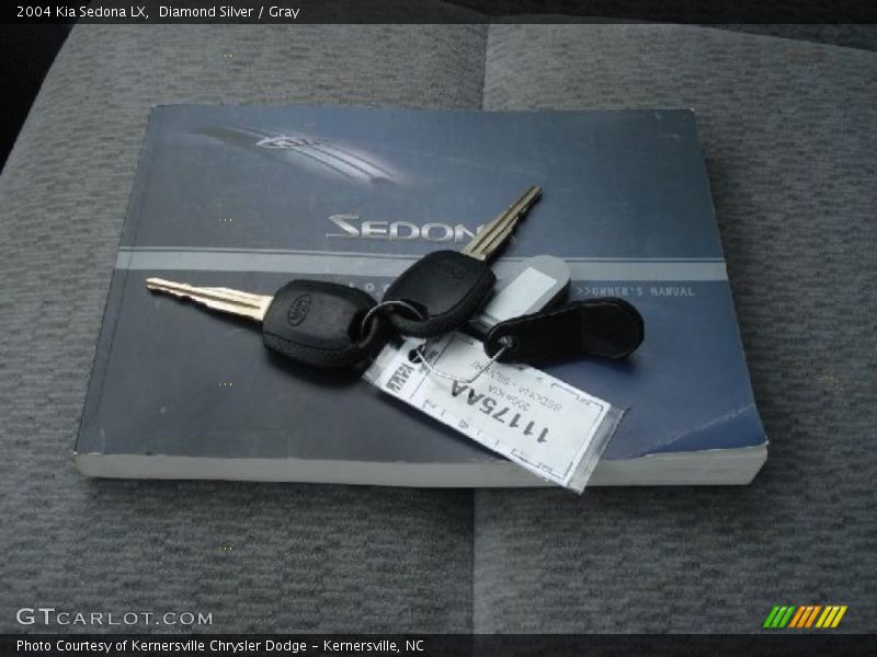 Diamond Silver / Gray 2004 Kia Sedona LX