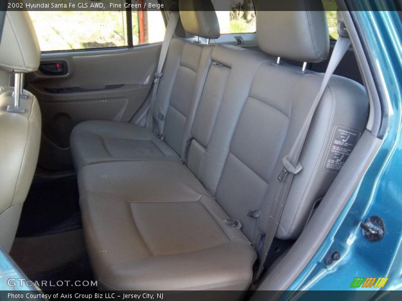 Pine Green / Beige 2002 Hyundai Santa Fe GLS AWD