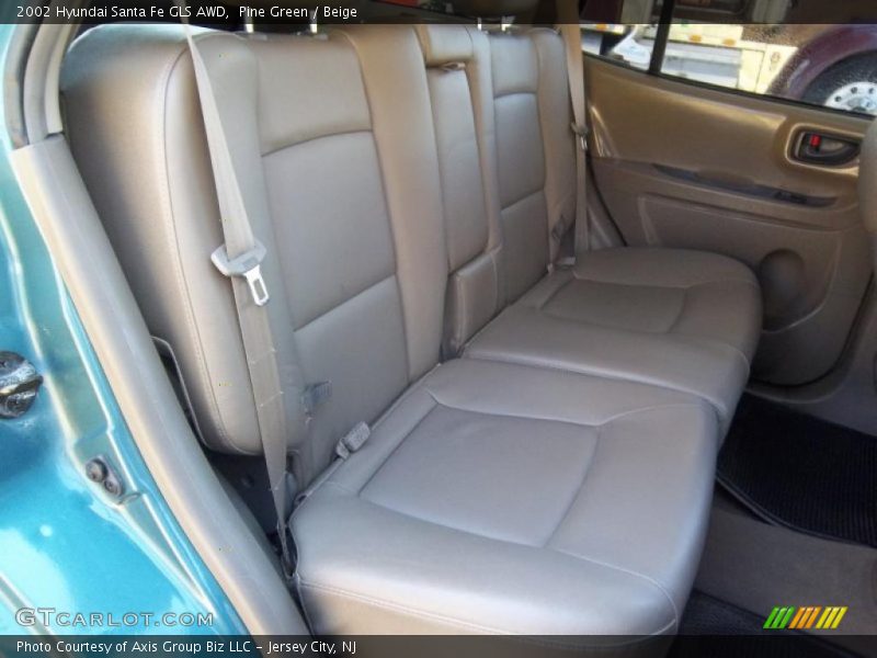 Pine Green / Beige 2002 Hyundai Santa Fe GLS AWD
