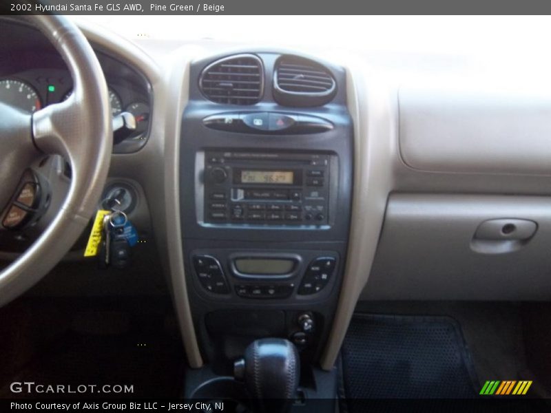 Pine Green / Beige 2002 Hyundai Santa Fe GLS AWD