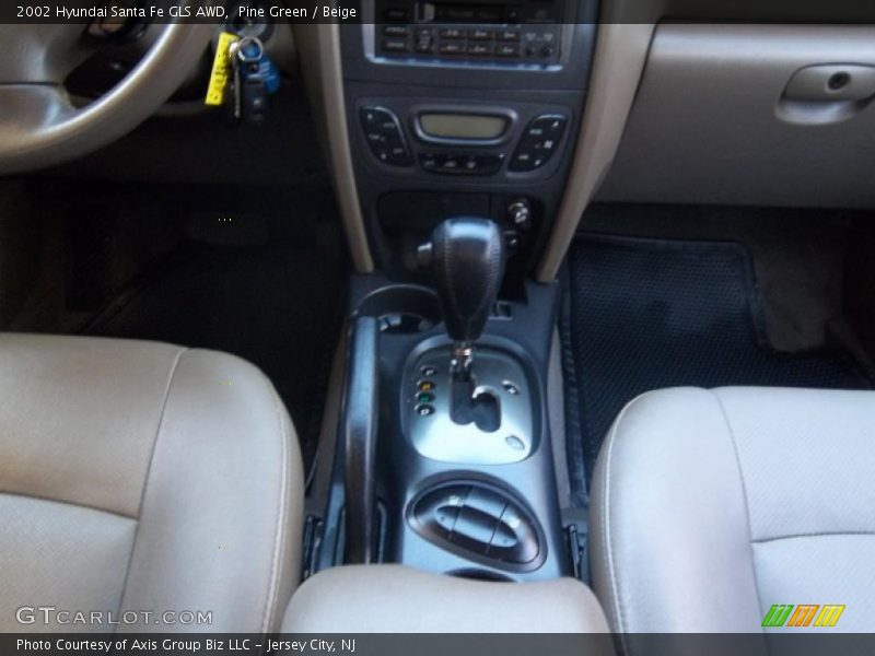 Pine Green / Beige 2002 Hyundai Santa Fe GLS AWD