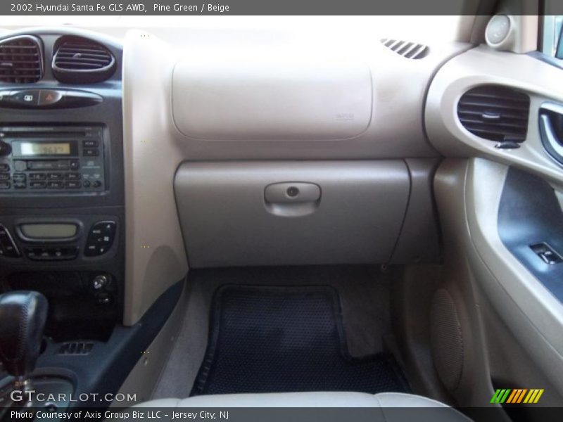 Pine Green / Beige 2002 Hyundai Santa Fe GLS AWD