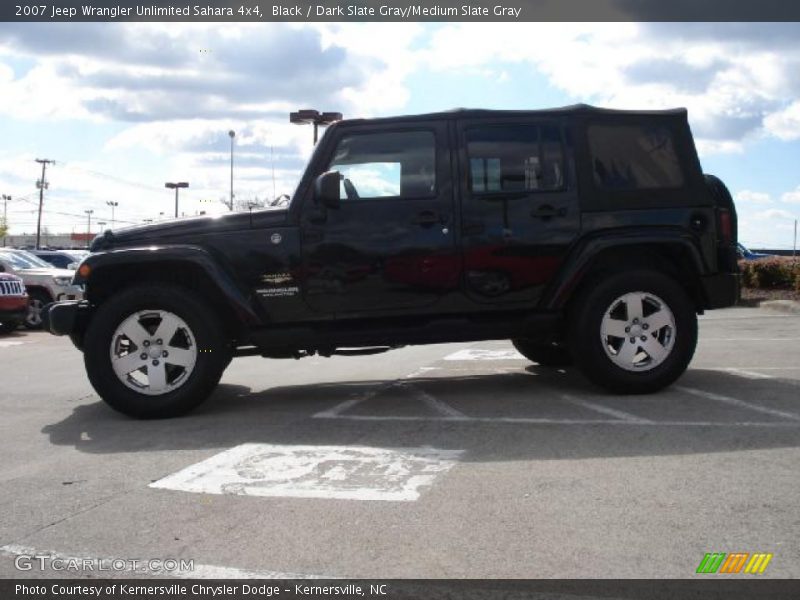 Black / Dark Slate Gray/Medium Slate Gray 2007 Jeep Wrangler Unlimited Sahara 4x4