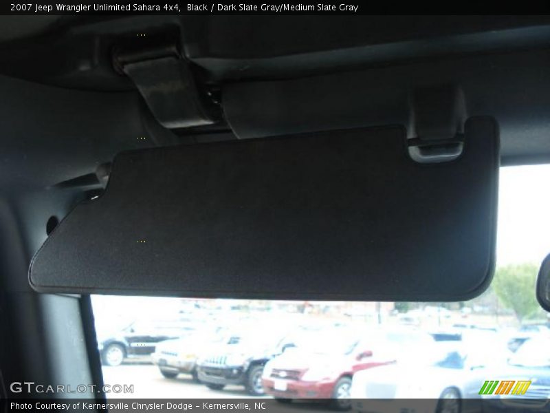Black / Dark Slate Gray/Medium Slate Gray 2007 Jeep Wrangler Unlimited Sahara 4x4