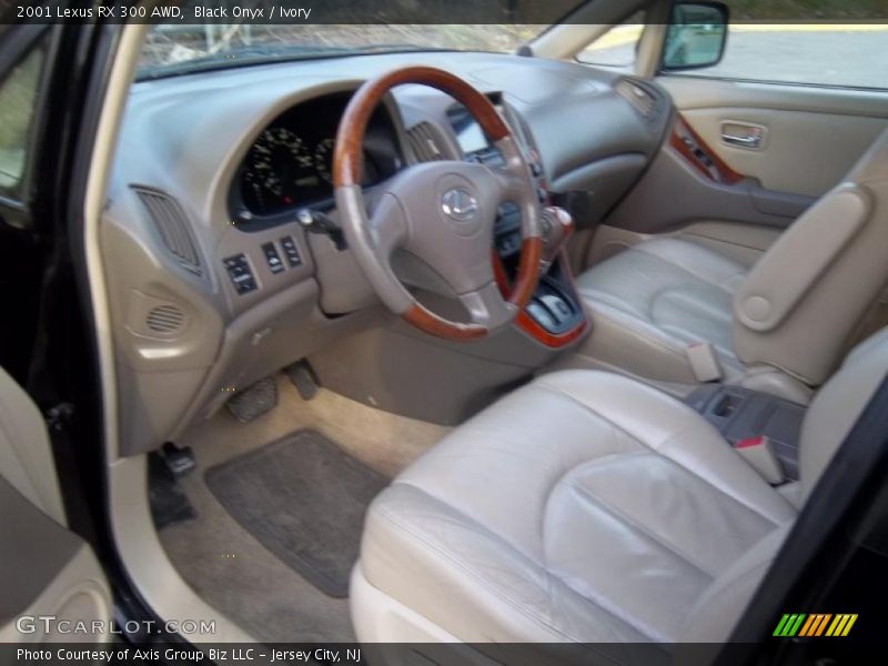 Black Onyx / Ivory 2001 Lexus RX 300 AWD