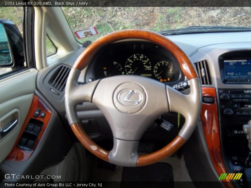 Black Onyx / Ivory 2001 Lexus RX 300 AWD