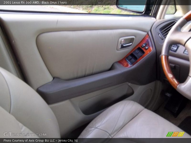 Black Onyx / Ivory 2001 Lexus RX 300 AWD