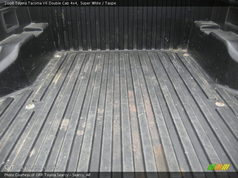 Super White / Taupe 2008 Toyota Tacoma V6 Double Cab 4x4