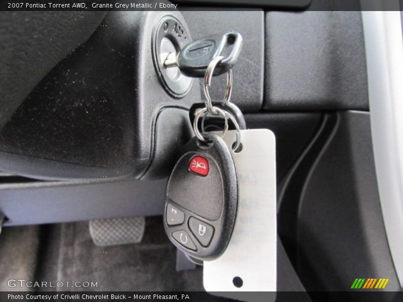 Granite Grey Metallic / Ebony 2007 Pontiac Torrent AWD
