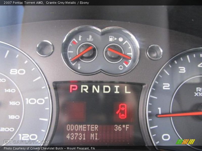 Granite Grey Metallic / Ebony 2007 Pontiac Torrent AWD