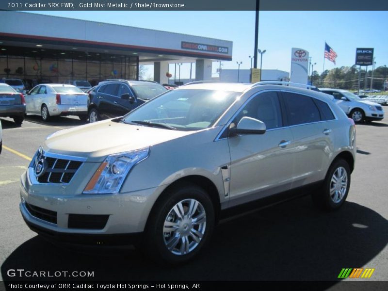 Gold Mist Metallic / Shale/Brownstone 2011 Cadillac SRX FWD