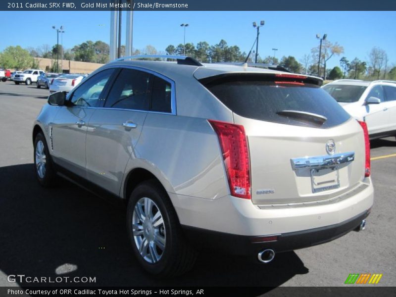 Gold Mist Metallic / Shale/Brownstone 2011 Cadillac SRX FWD