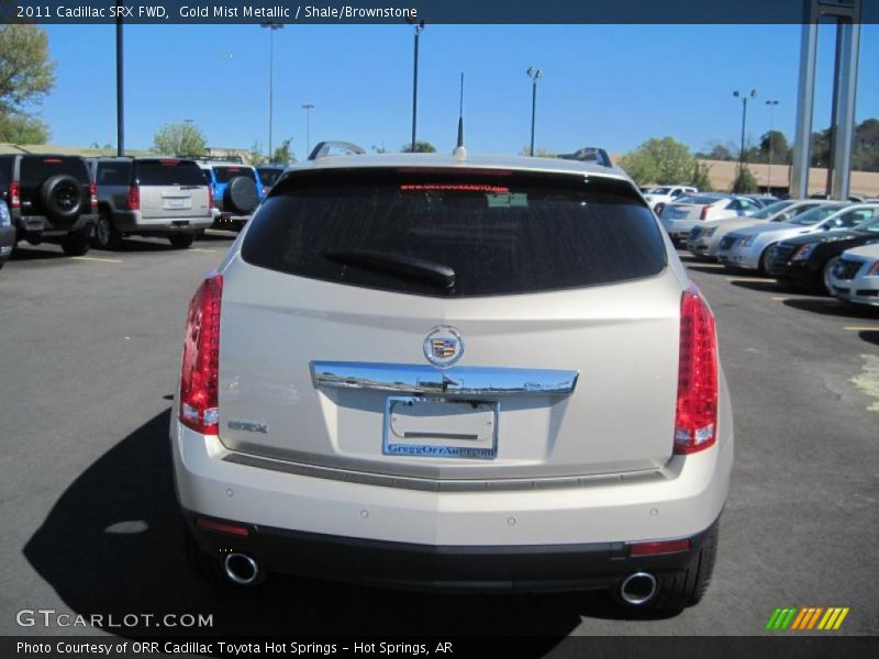 Gold Mist Metallic / Shale/Brownstone 2011 Cadillac SRX FWD