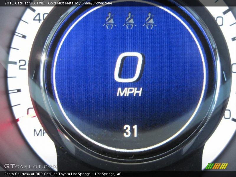 Gold Mist Metallic / Shale/Brownstone 2011 Cadillac SRX FWD