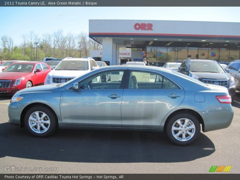Aloe Green Metallic / Bisque 2011 Toyota Camry LE
