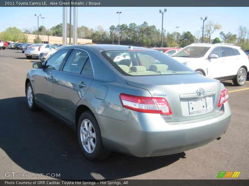 Aloe Green Metallic / Bisque 2011 Toyota Camry LE