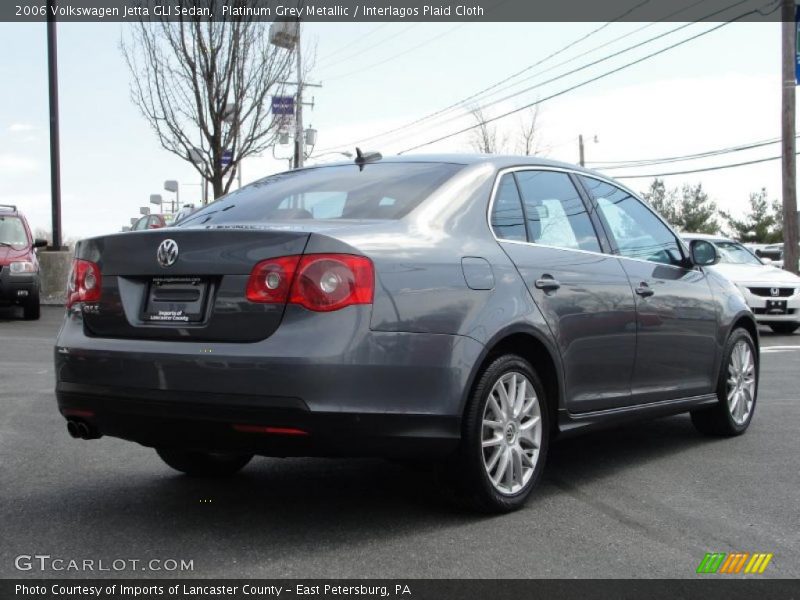 Platinum Grey Metallic / Interlagos Plaid Cloth 2006 Volkswagen Jetta GLI Sedan