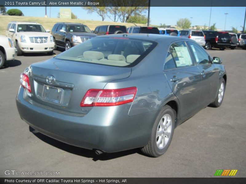 Aloe Green Metallic / Bisque 2011 Toyota Camry LE