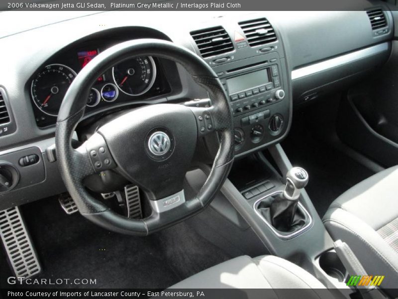  2006 Jetta GLI Sedan Interlagos Plaid Cloth Interior