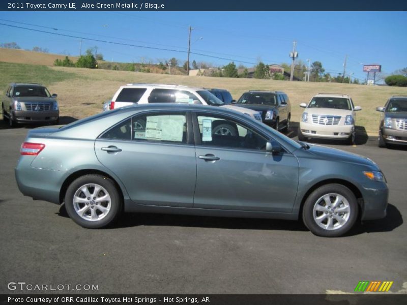Aloe Green Metallic / Bisque 2011 Toyota Camry LE