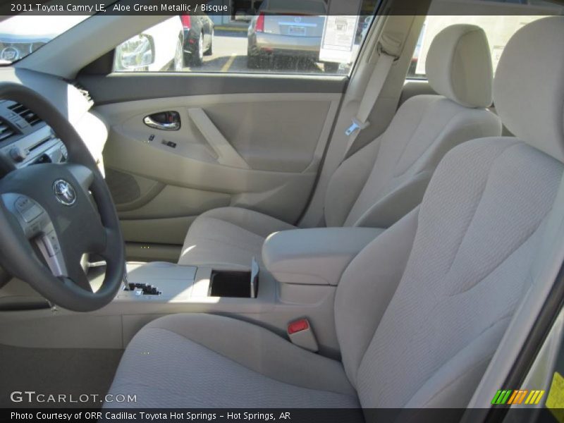 Aloe Green Metallic / Bisque 2011 Toyota Camry LE