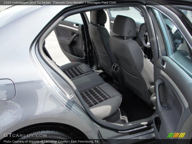 Platinum Grey Metallic / Interlagos Plaid Cloth 2006 Volkswagen Jetta GLI Sedan