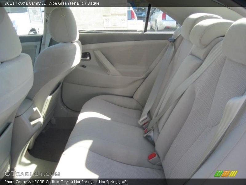 Aloe Green Metallic / Bisque 2011 Toyota Camry LE