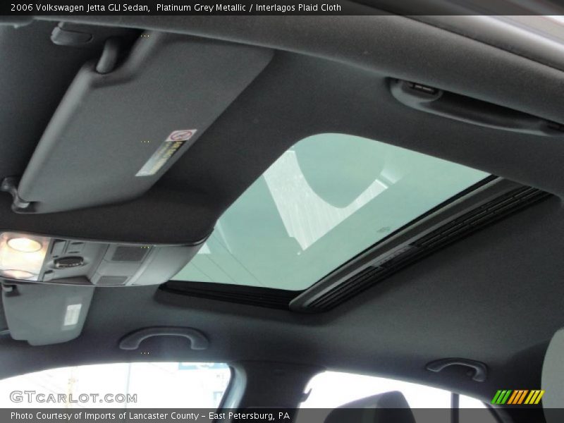 Sunroof of 2006 Jetta GLI Sedan