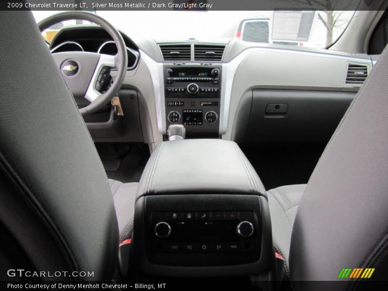 Silver Moss Metallic / Dark Gray/Light Gray 2009 Chevrolet Traverse LT