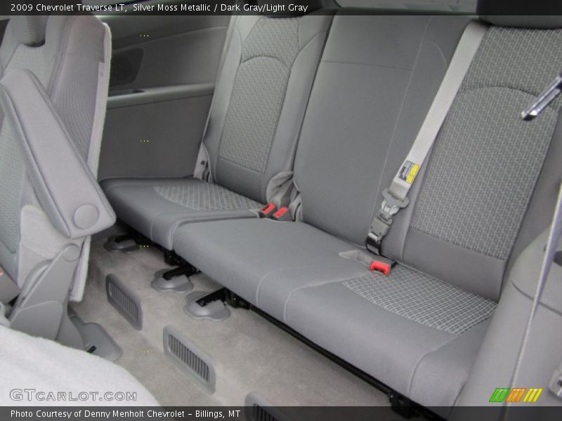 Silver Moss Metallic / Dark Gray/Light Gray 2009 Chevrolet Traverse LT