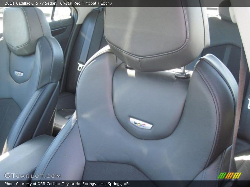 Crystal Red Tintcoat / Ebony 2011 Cadillac CTS -V Sedan