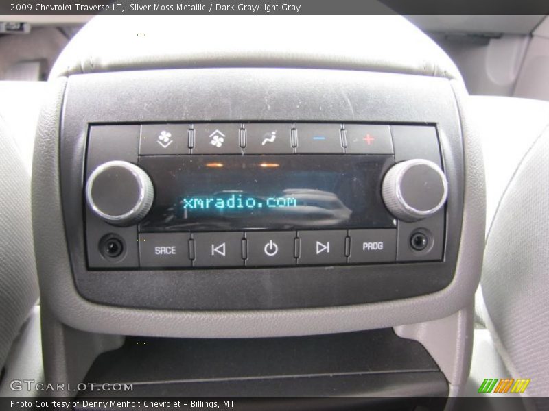 Silver Moss Metallic / Dark Gray/Light Gray 2009 Chevrolet Traverse LT