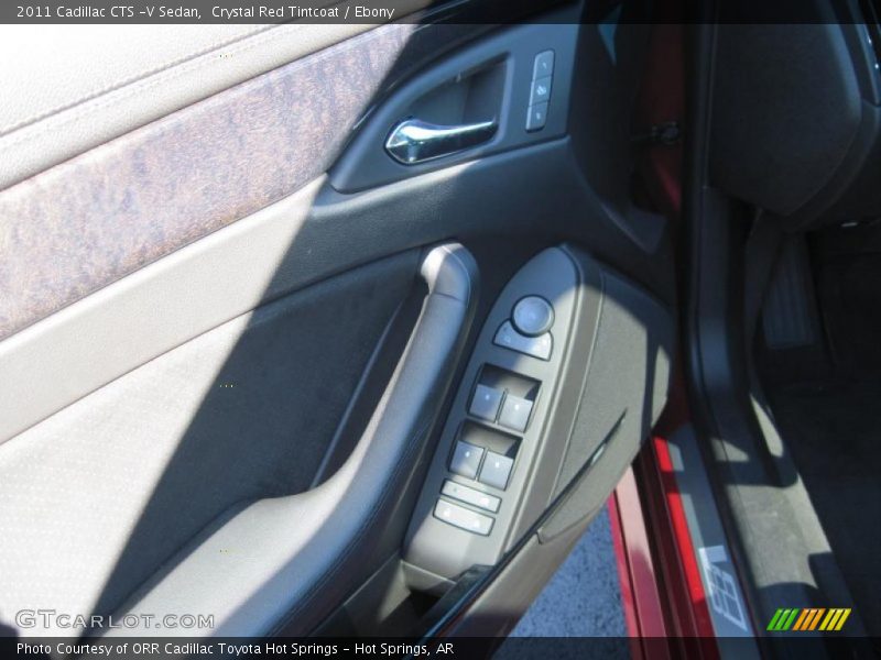 Crystal Red Tintcoat / Ebony 2011 Cadillac CTS -V Sedan