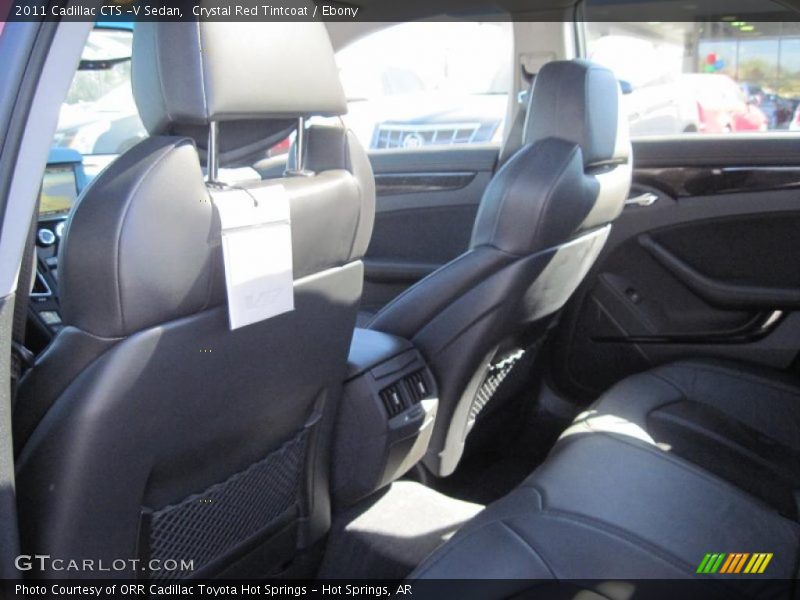 Crystal Red Tintcoat / Ebony 2011 Cadillac CTS -V Sedan