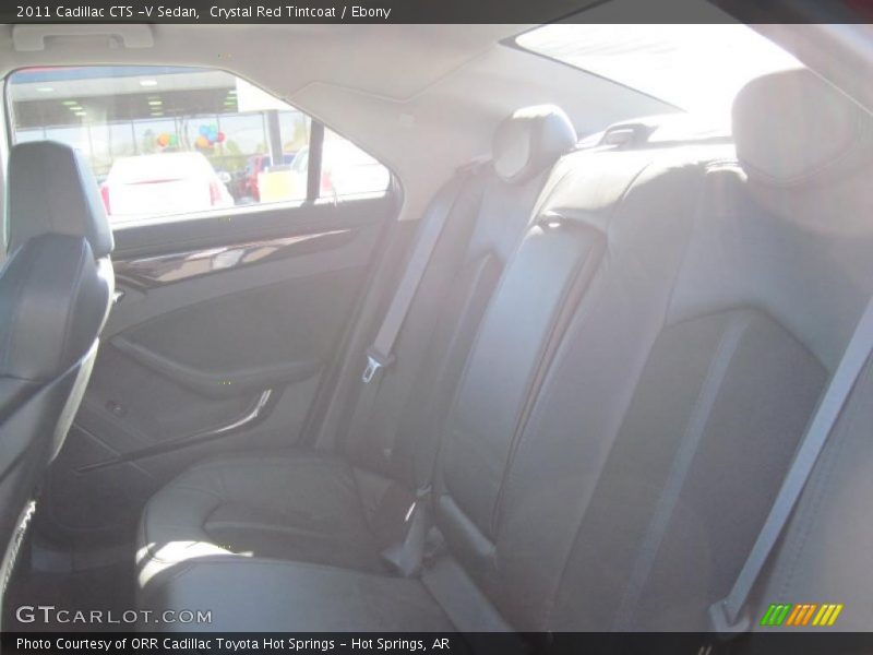 Crystal Red Tintcoat / Ebony 2011 Cadillac CTS -V Sedan