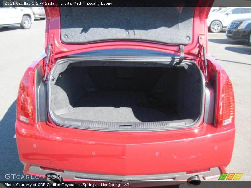 Crystal Red Tintcoat / Ebony 2011 Cadillac CTS -V Sedan
