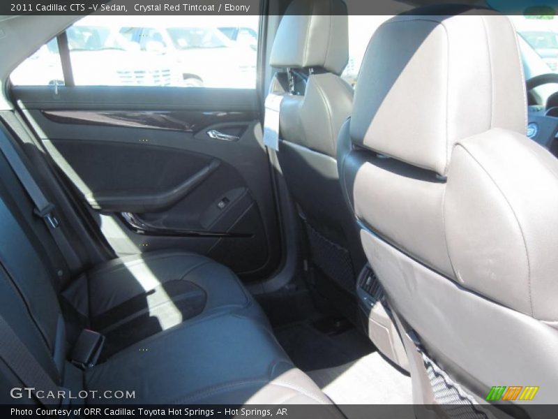 Crystal Red Tintcoat / Ebony 2011 Cadillac CTS -V Sedan