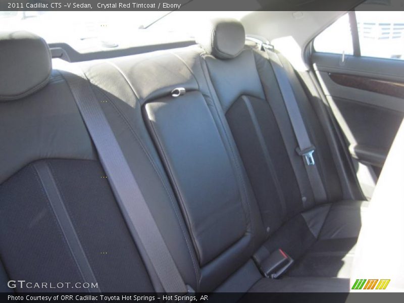 Crystal Red Tintcoat / Ebony 2011 Cadillac CTS -V Sedan