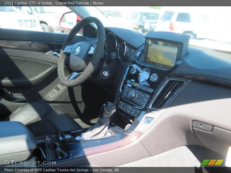 Crystal Red Tintcoat / Ebony 2011 Cadillac CTS -V Sedan