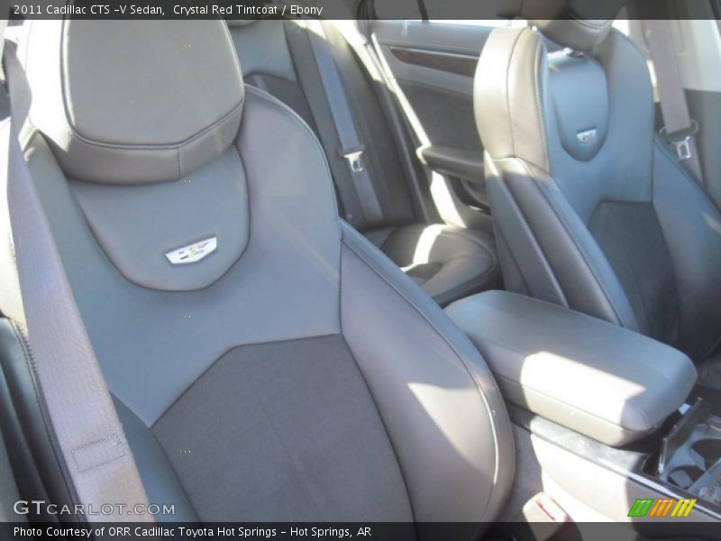 Crystal Red Tintcoat / Ebony 2011 Cadillac CTS -V Sedan