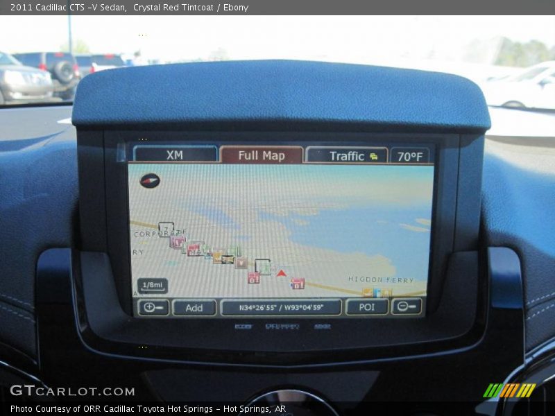 Navigation of 2011 CTS -V Sedan