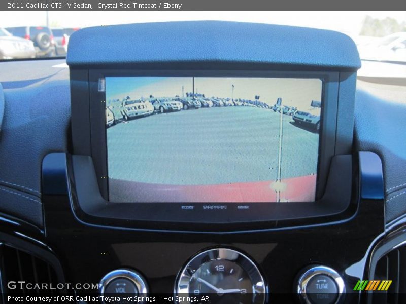 Crystal Red Tintcoat / Ebony 2011 Cadillac CTS -V Sedan