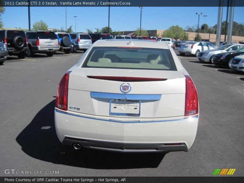 Vanilla Latte Metallic / Cashmere/Cocoa 2011 Cadillac CTS 3.0 Sedan