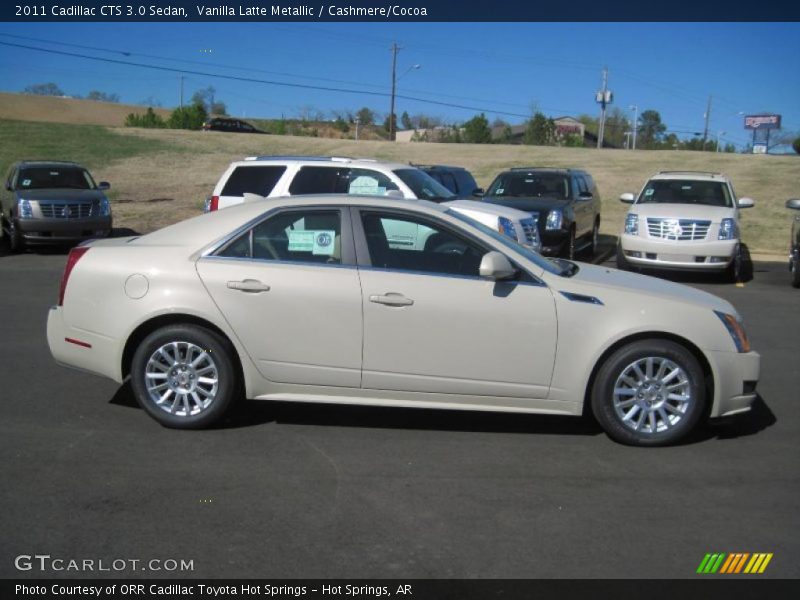 Vanilla Latte Metallic / Cashmere/Cocoa 2011 Cadillac CTS 3.0 Sedan