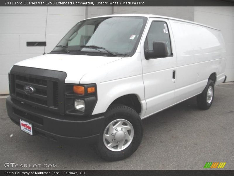 Oxford White / Medium Flint 2011 Ford E Series Van E250 Extended Commercial