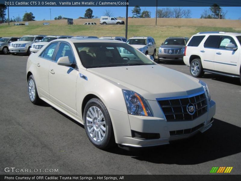 Front 3/4 View of 2011 CTS 3.0 Sedan