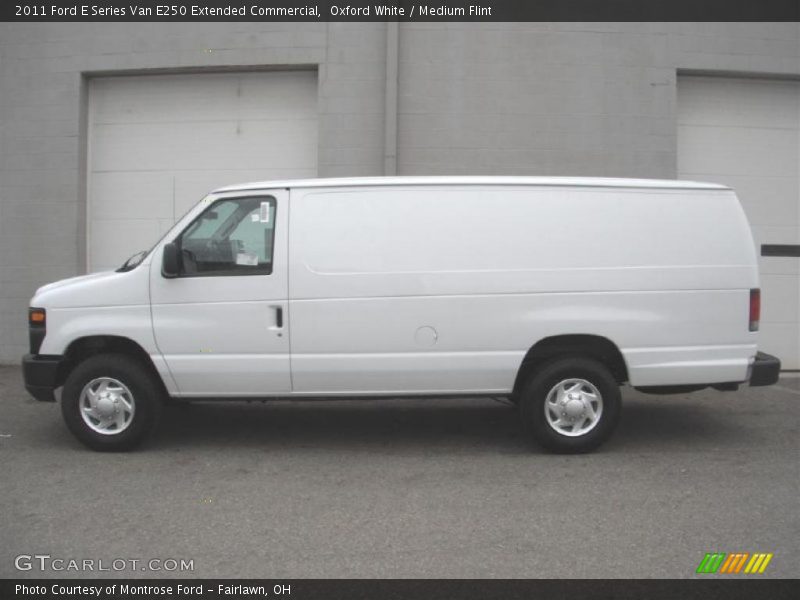 Oxford White / Medium Flint 2011 Ford E Series Van E250 Extended Commercial