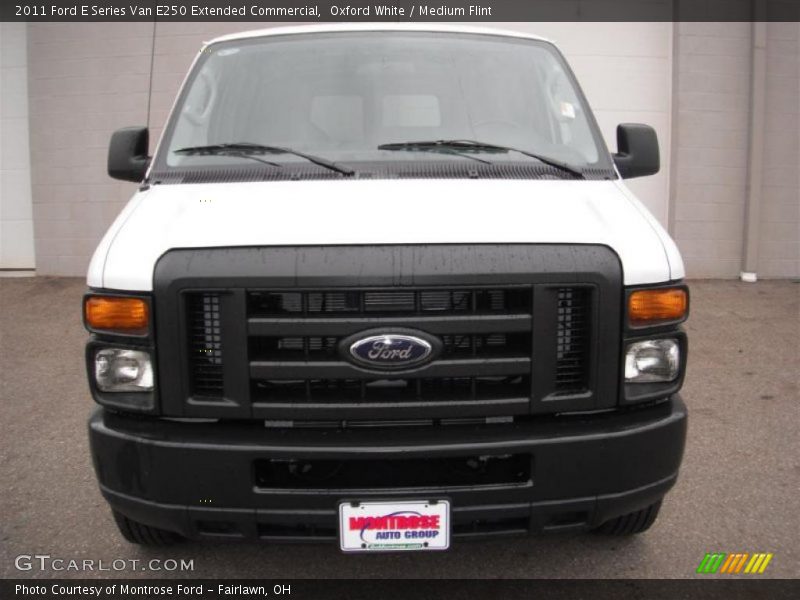 Oxford White / Medium Flint 2011 Ford E Series Van E250 Extended Commercial
