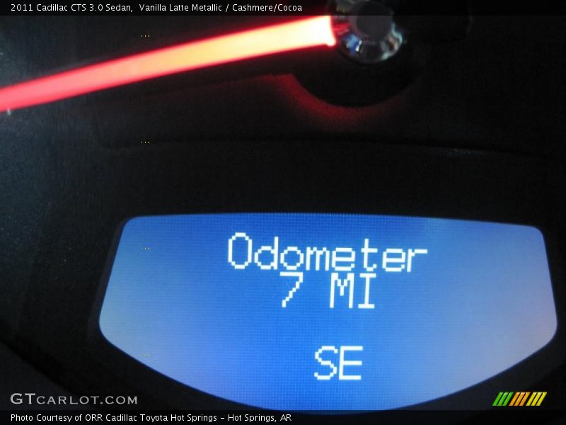 Vanilla Latte Metallic / Cashmere/Cocoa 2011 Cadillac CTS 3.0 Sedan